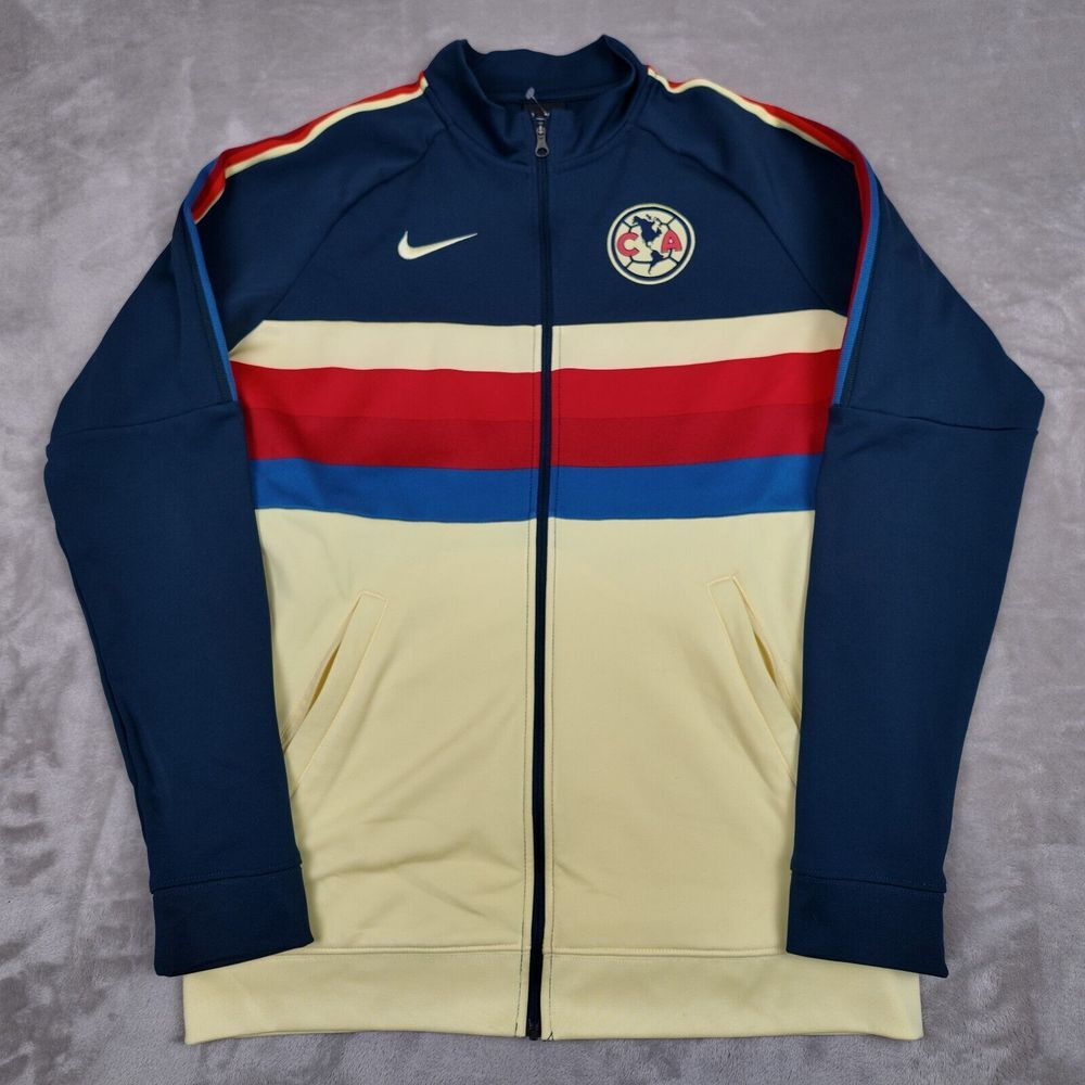 Nike Club America Jacket Women's Medium Full-Zip Soccer Track CI9231-454